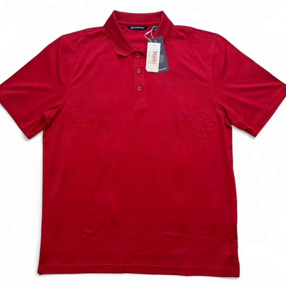 Cutter & Buck Red polo shirt size Small dimensions in the pictures brand new wit